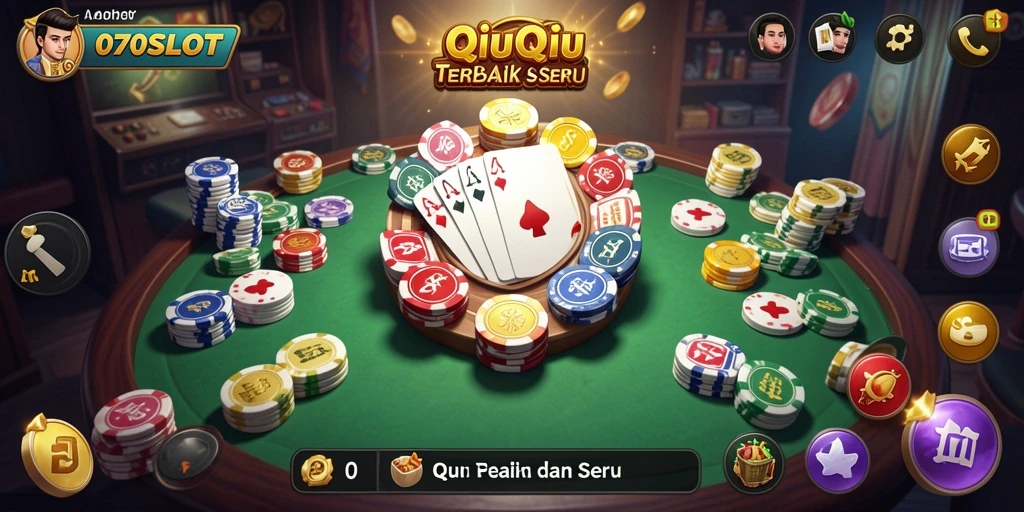 Gameplay QiuQiu seru di 070SLOT dengan banyak tantangan.