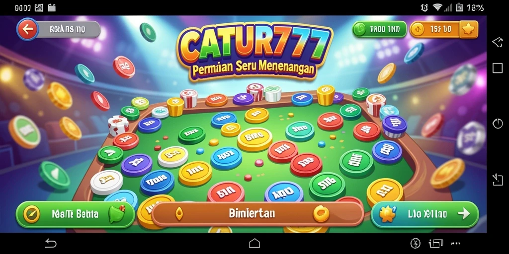 Tampilan gameplay CATUR777 yang seru dan interaktif.