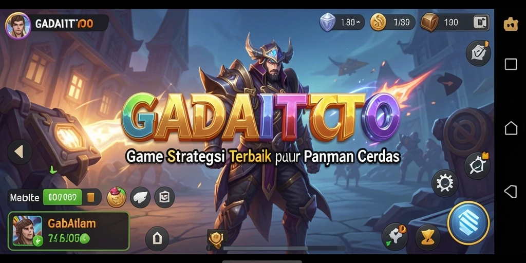 Tampilan gameplay GADAITOTO yang penuh strategi dan aksi.