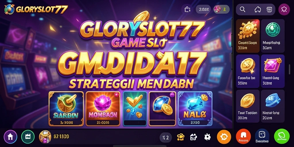 Tampilan gameplay GLORYSLOT777 yang menarik dan menantang.