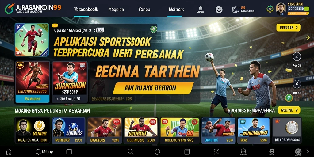 Tampilan antarmuka JURAGANKOIN99 yang menarik untuk taruhan olahraga.