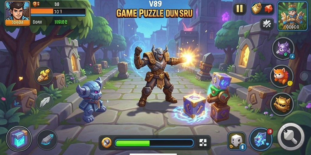 Tampilan gameplay V89 yang seru dan penuh tantangan.