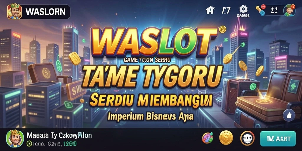 Tampilan gameplay WASLOT yang menarik dan penuh tantangan untuk membangun bisnis.